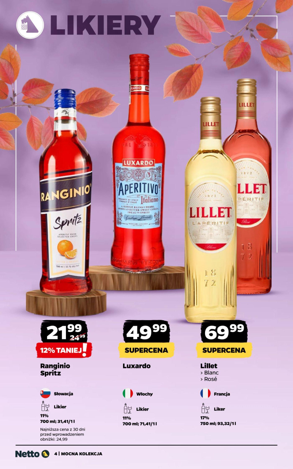 Leták Netto gazetka - Alkohol, Polsko - strana 4