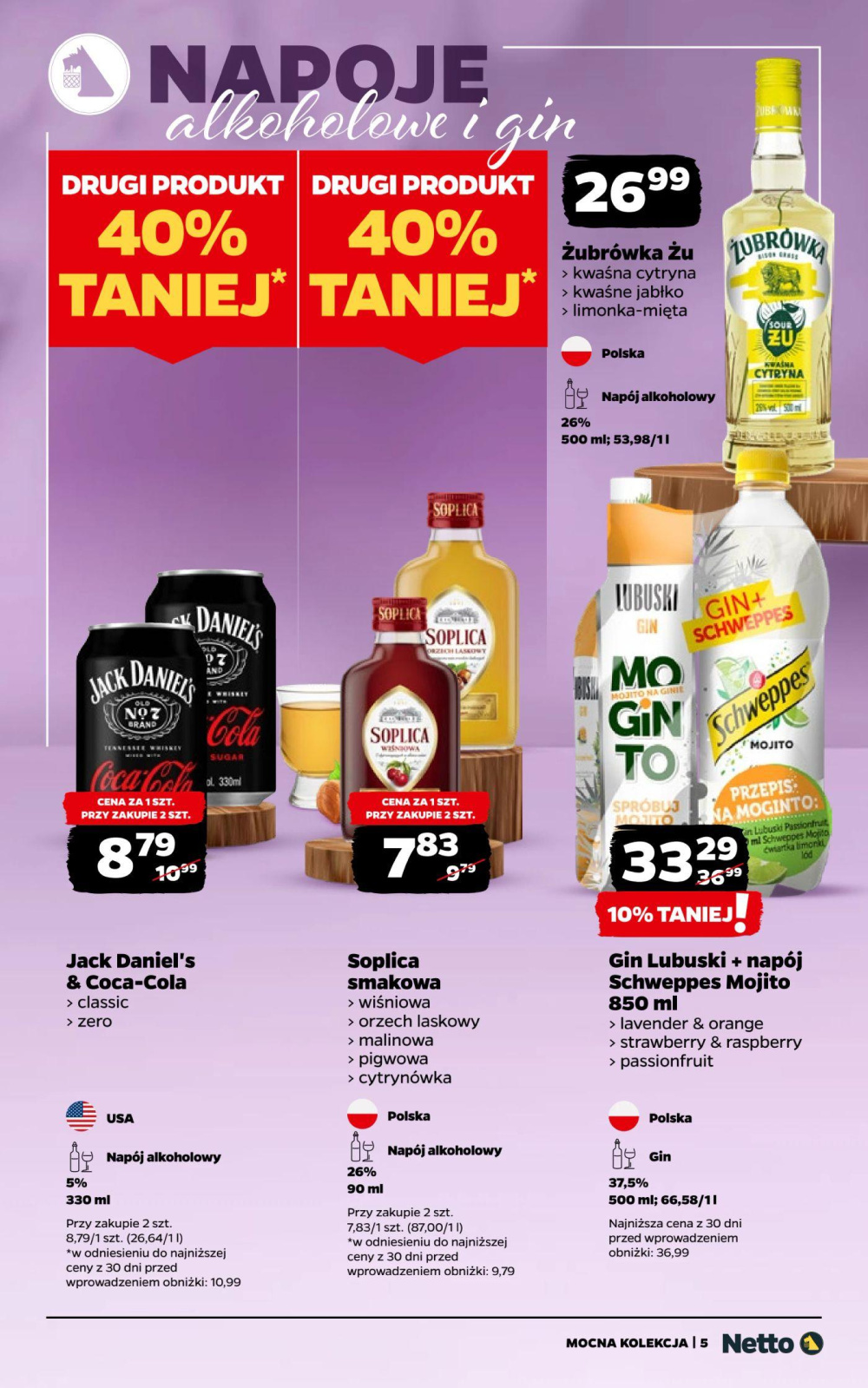 Leták Netto gazetka - Alkohol, Polsko - strana 6