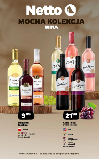 Netto gazetka - Wina