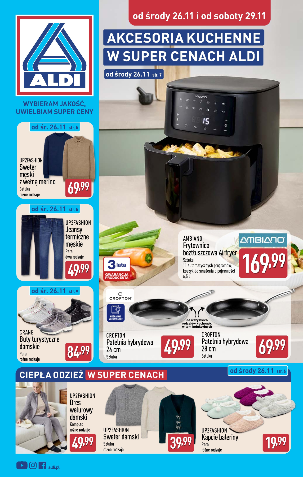 Aldi offerta - Artykuły przemysłowe i tekstylia od 26. 11. 2025