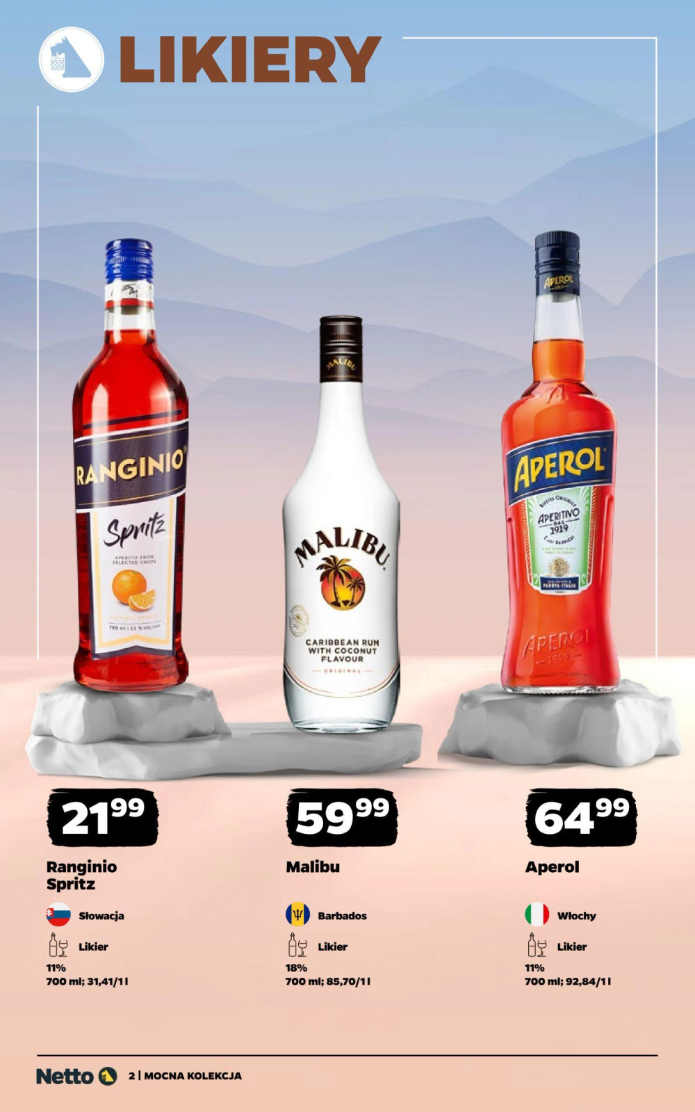 Leták Netto gazetka - Alkohol Mocne, Polsko - strana 2
