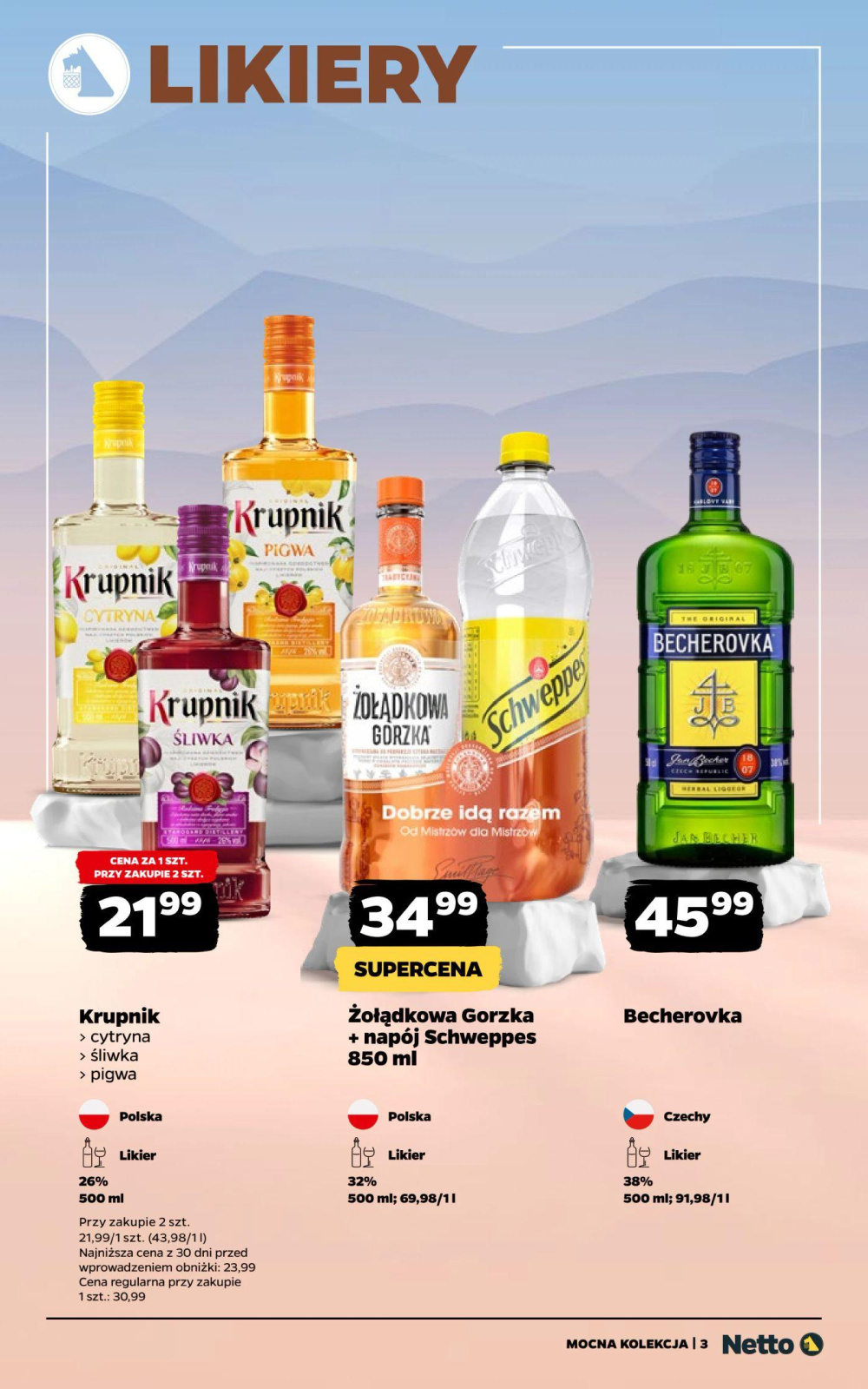 Leták Netto gazetka - Alkohol Mocne, Polsko - strana 3