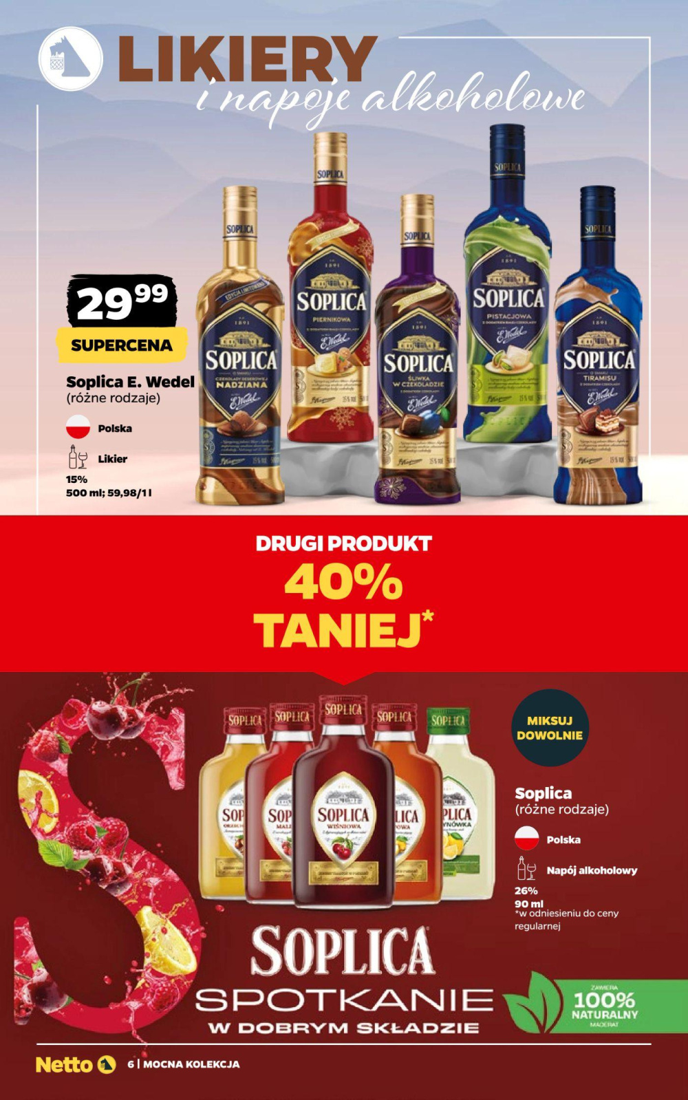 Leták Netto gazetka - Alkohol Mocne, Polsko - strana 6