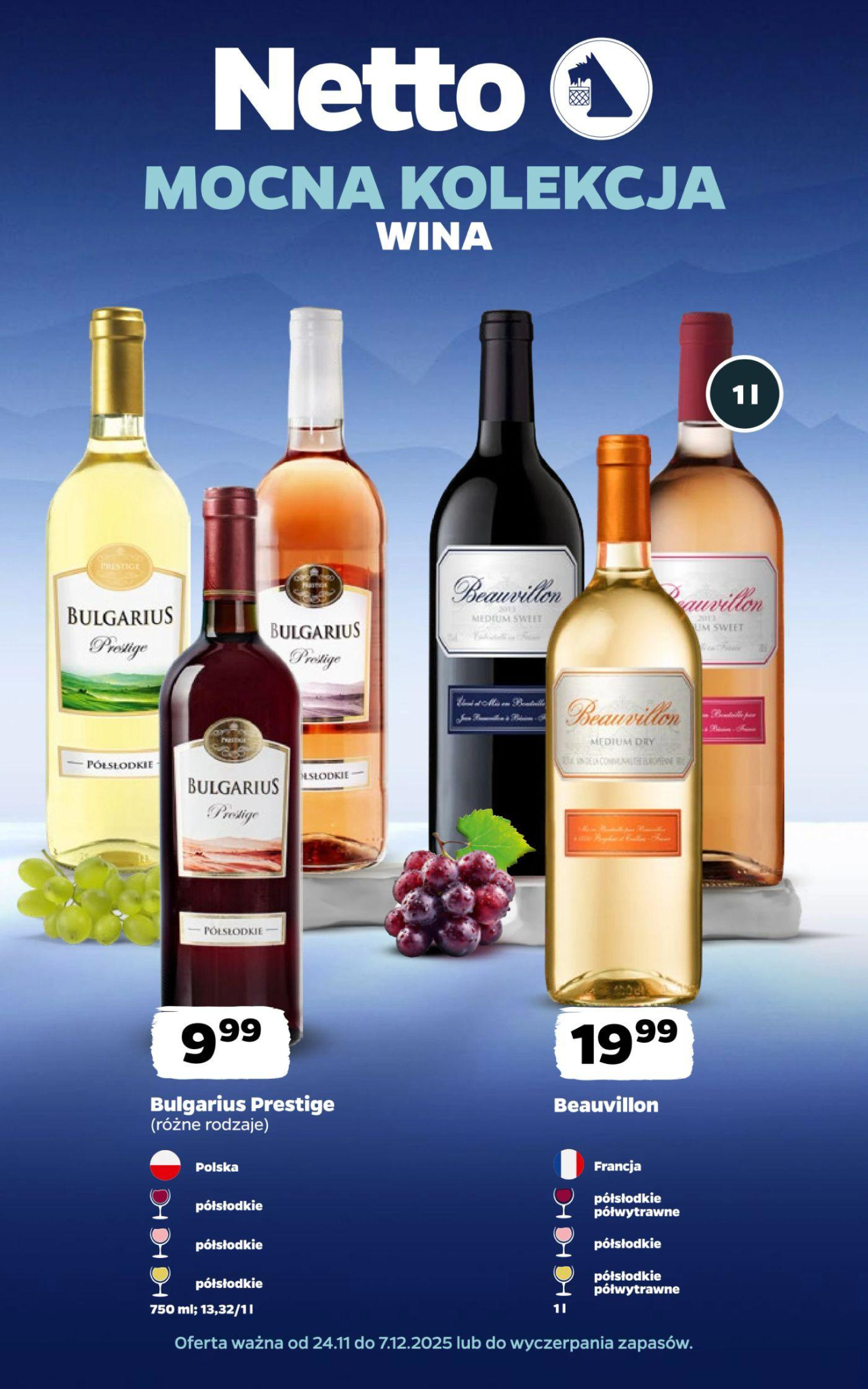 Netto katalog - Wina od 24. 11. 2025