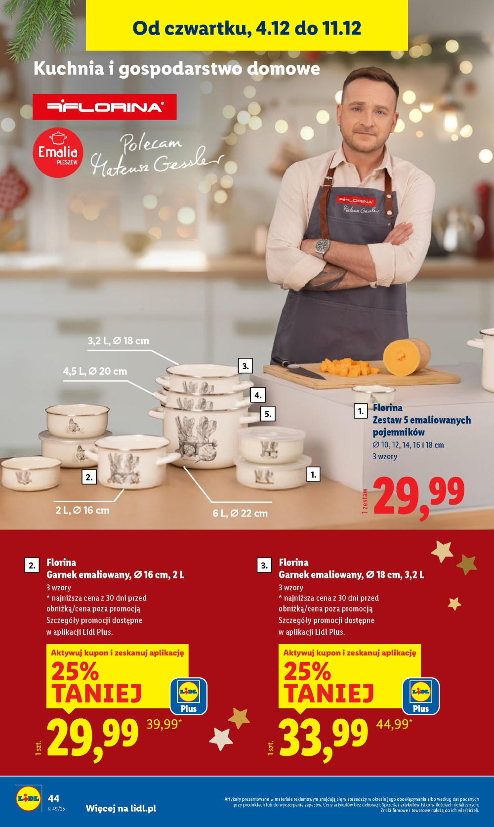 Leták Lidl katalog, Polsko - strana 50