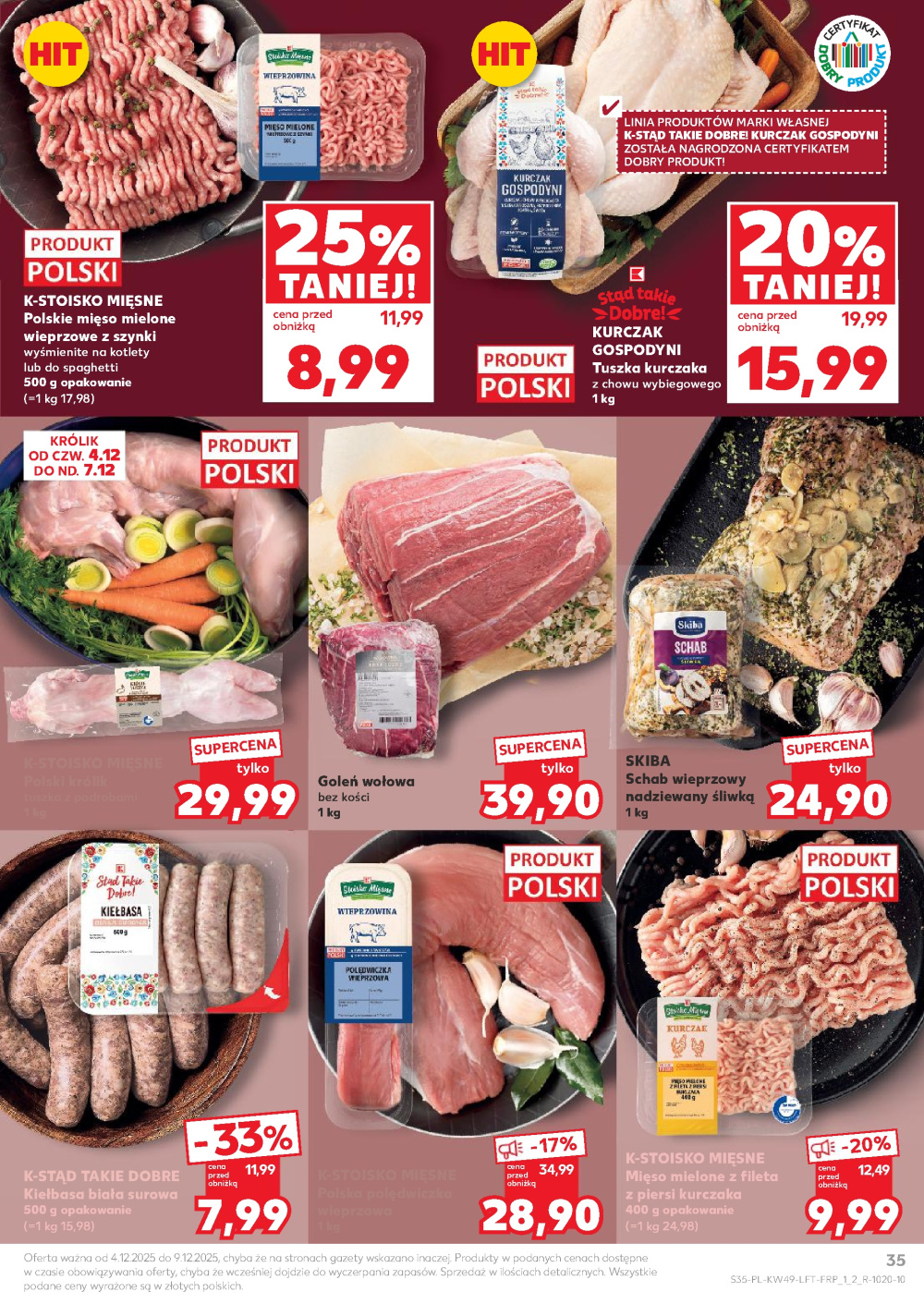 Leták Kaufland gazetka Cieszyn, Polsko - strana 35