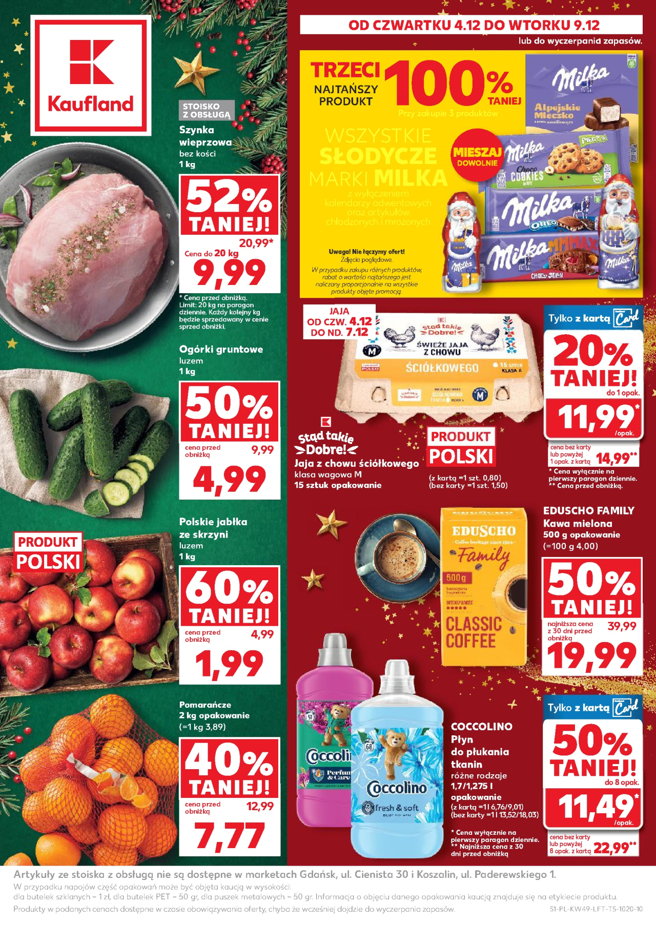 Kaufland gazetka Warszawa Bemowo od 4. 12. 2025