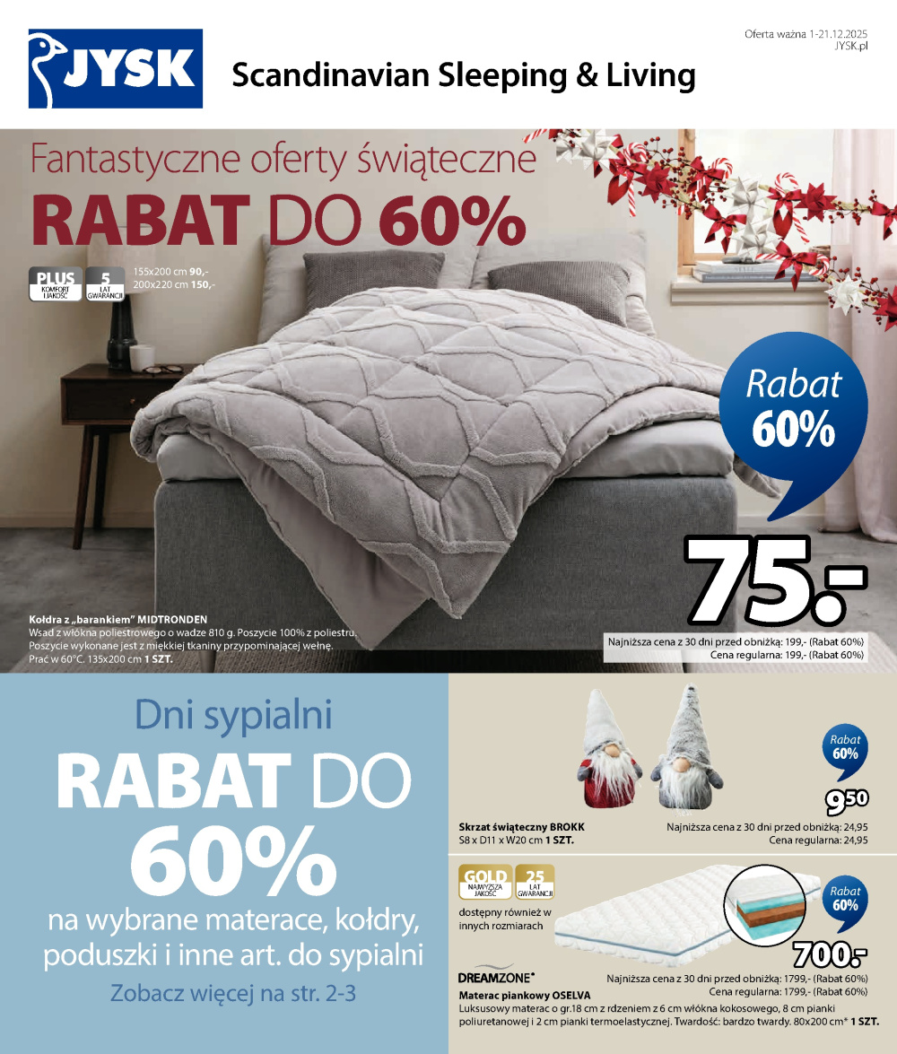 Leták Jysk gazetka, Polsko - strana 1