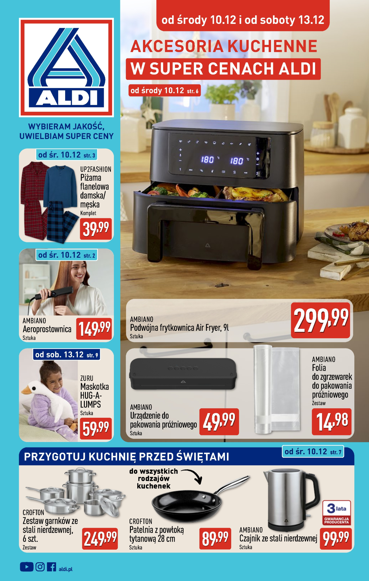 Aldi offerta - Artykuły przemysłowe i tekstylia od 10. 12. 2025