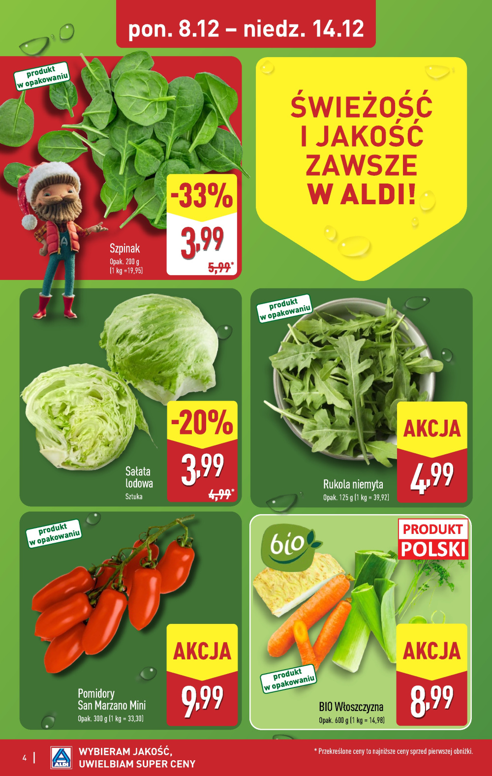 Leták Aldi offerta - Gwiazdy świątecznego stołu, Polsko - strana 4