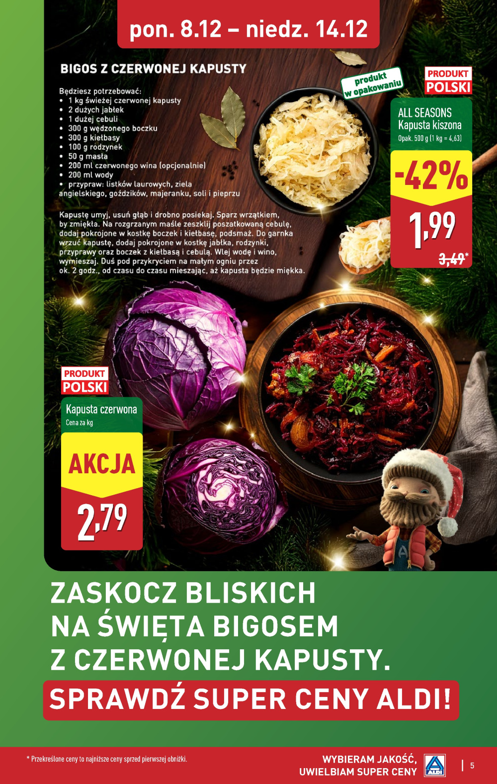 Leták Aldi offerta - Gwiazdy świątecznego stołu, Polsko - strana 5