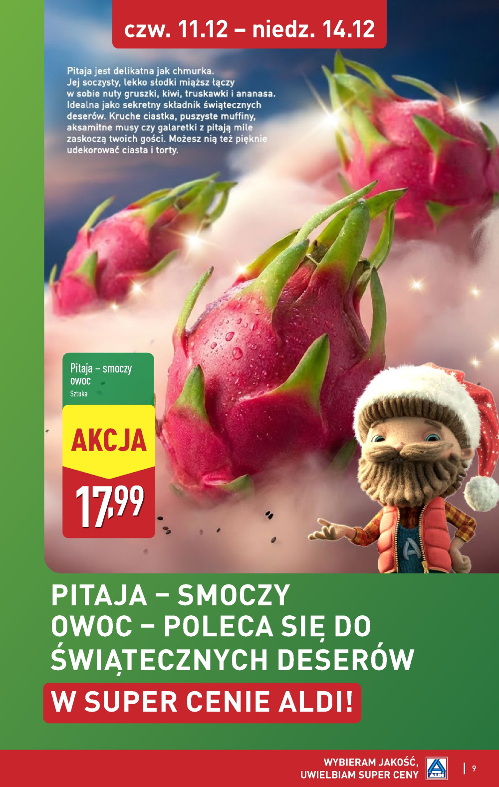 Leták Aldi offerta - Gwiazdy świątecznego stołu, Polsko - strana 9