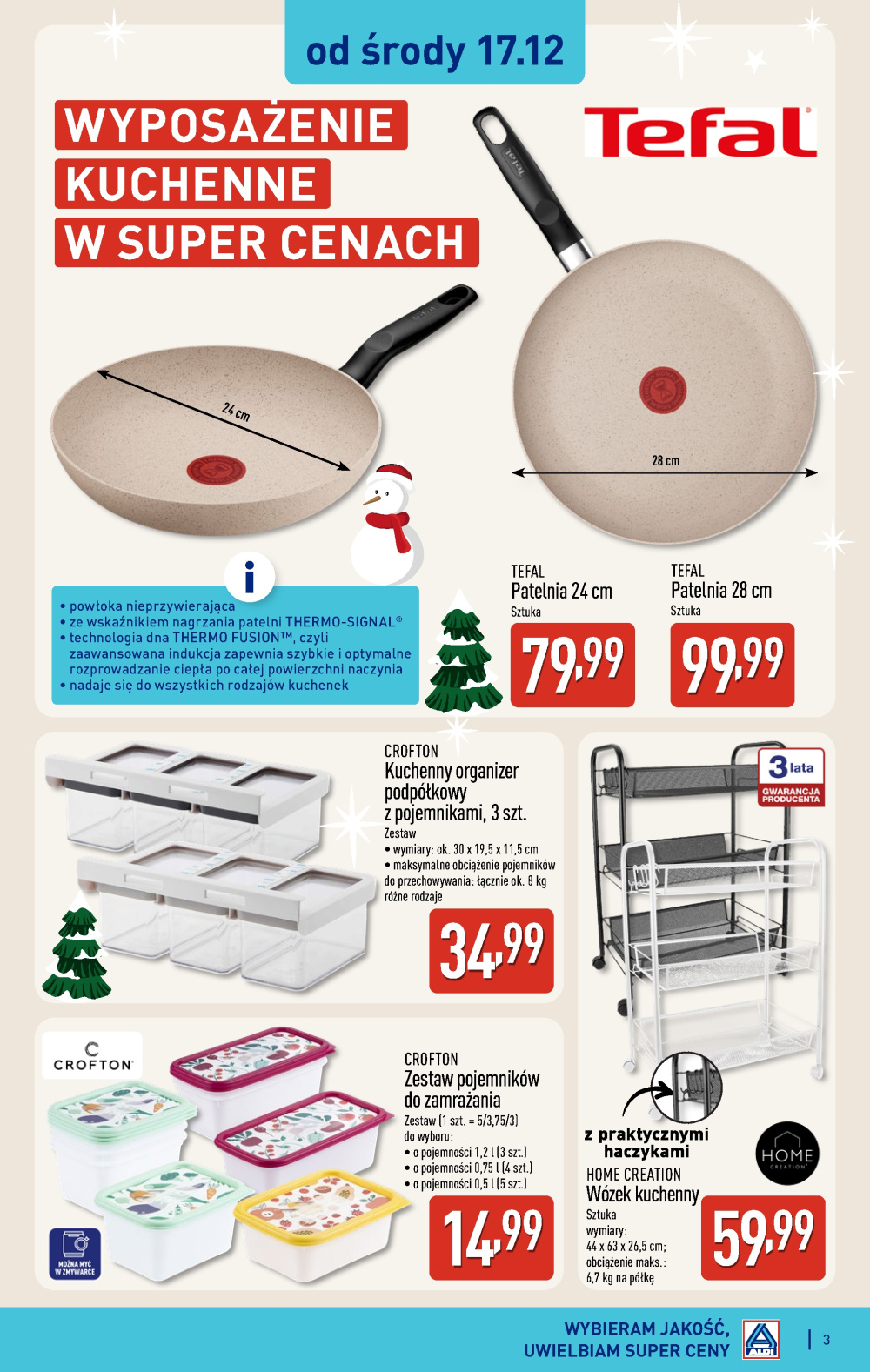 Leták Aldi offerta -  Artykuły przemysłowe i tekstylia, Polsko - strana 3