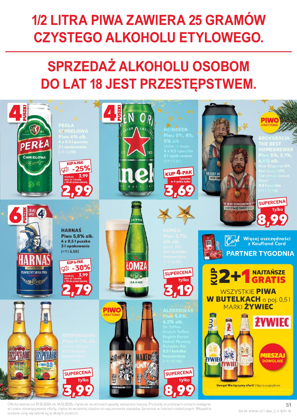 Leták Kaufland gazetka Żywiec, Polsko - strana 51