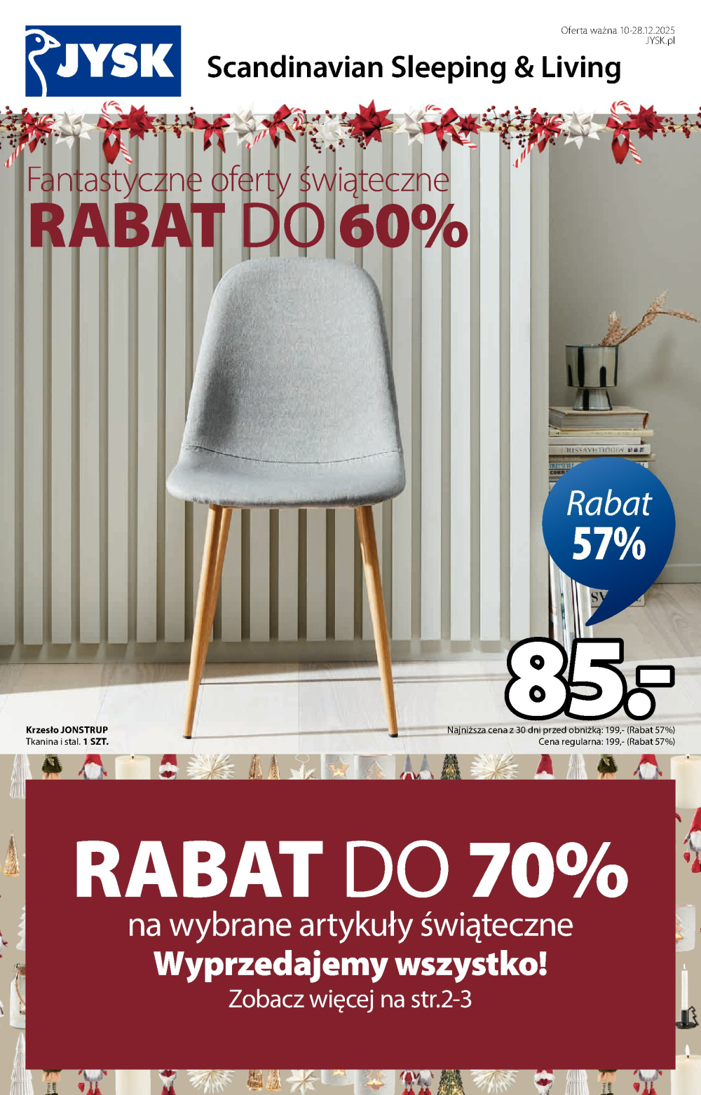 Leták Jysk gazetka, Polsko - strana 1