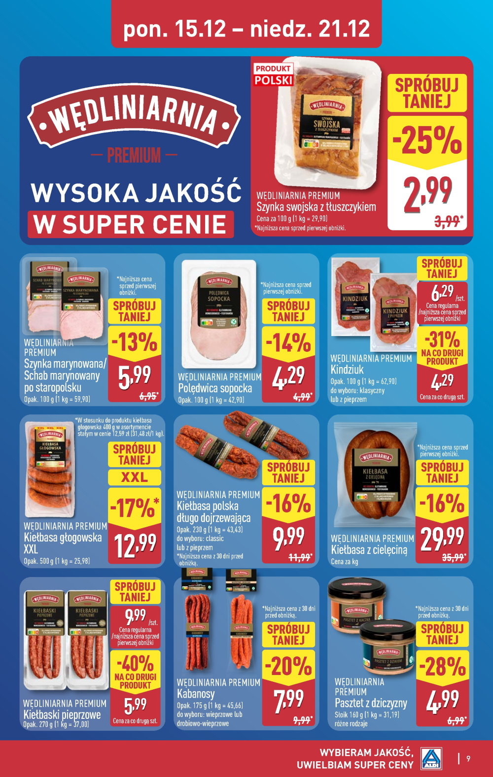 Leták Aldi offerta, Polsko - strana 9