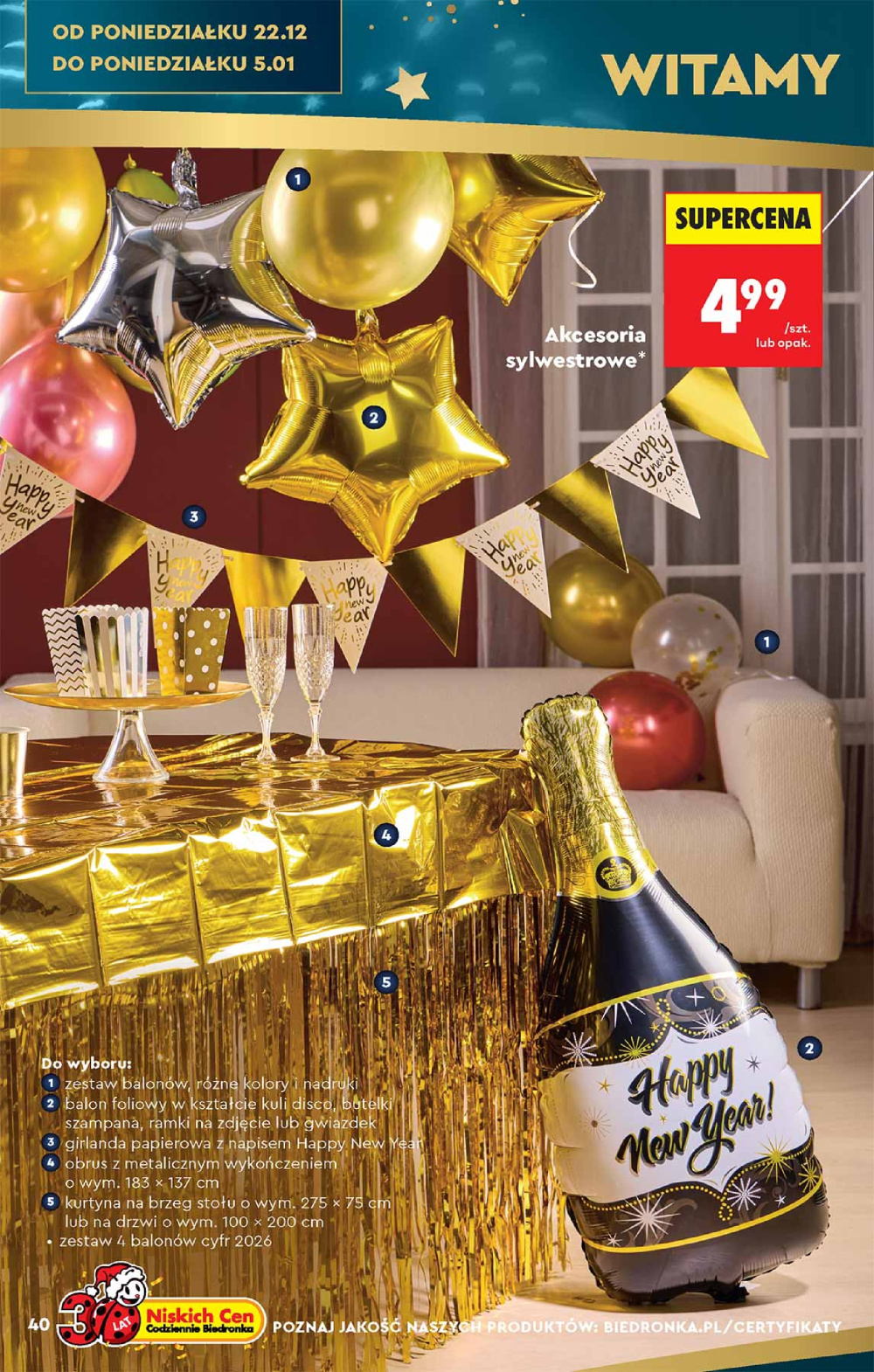 Leták Biedronka gazetka, Polsko - strana 40