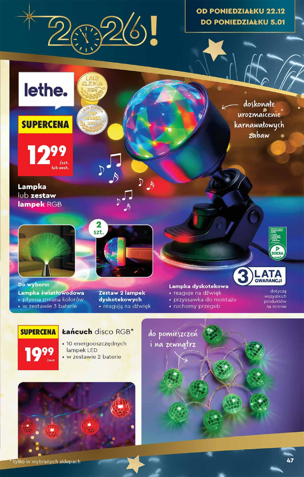 Leták Biedronka gazetka, Polsko - strana 47