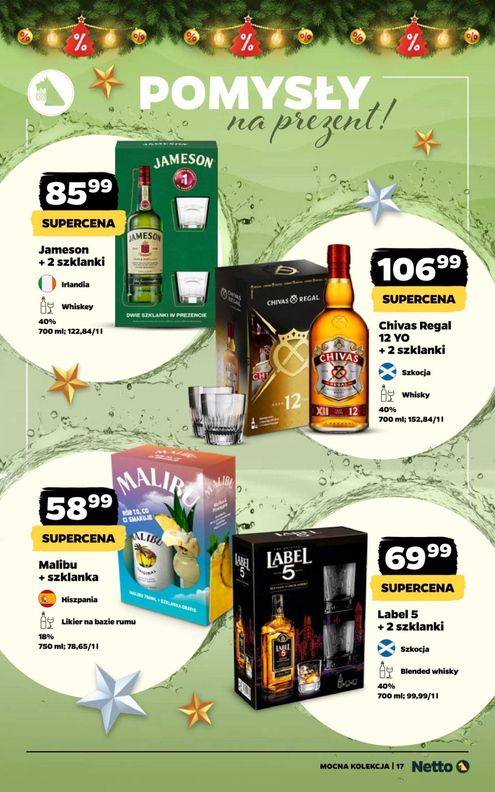Leták Netto gazetka - Alkohol, Polsko - strana 17