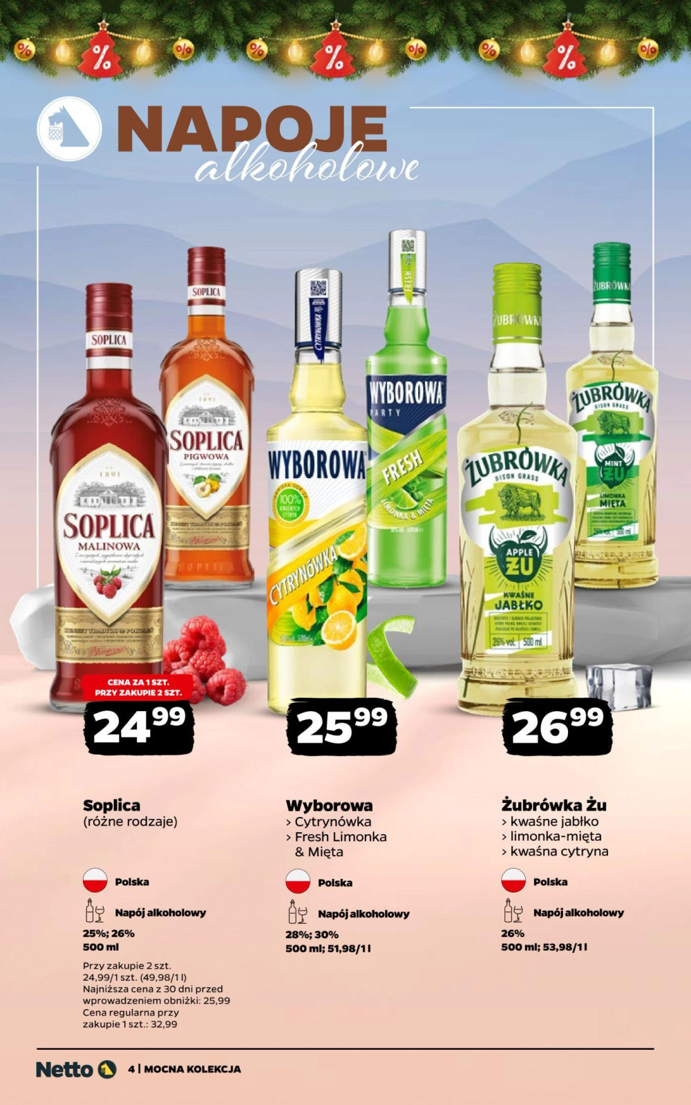 Leták Netto gazetka - Alkohol, Polsko - strana 4