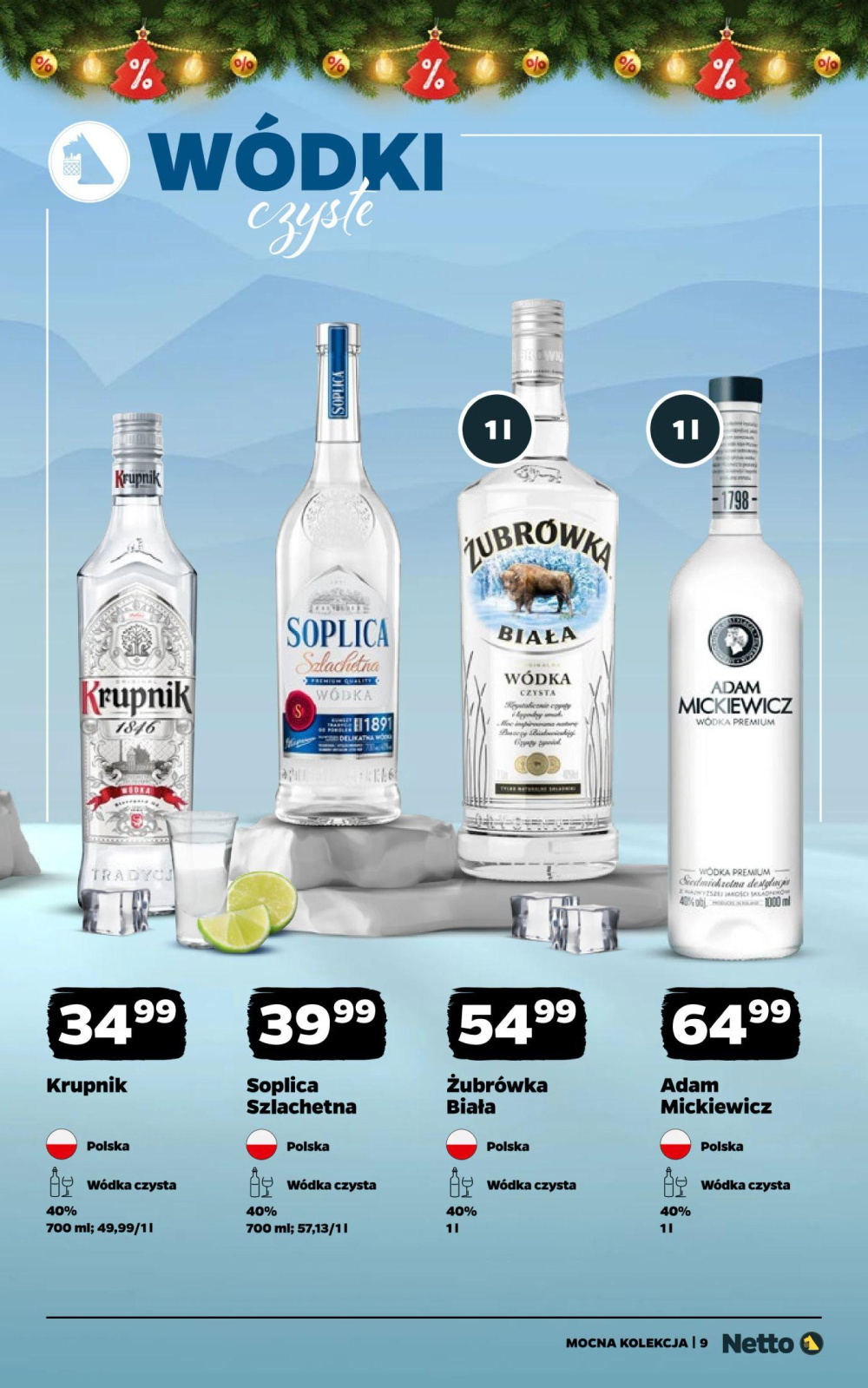 Leták Netto gazetka - Alkohol, Polsko - strana 9