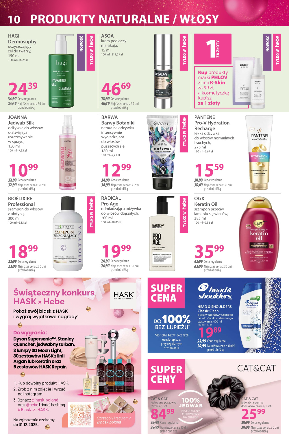 Leták Hebe - drogerie gazetka, Polsko - strana 10