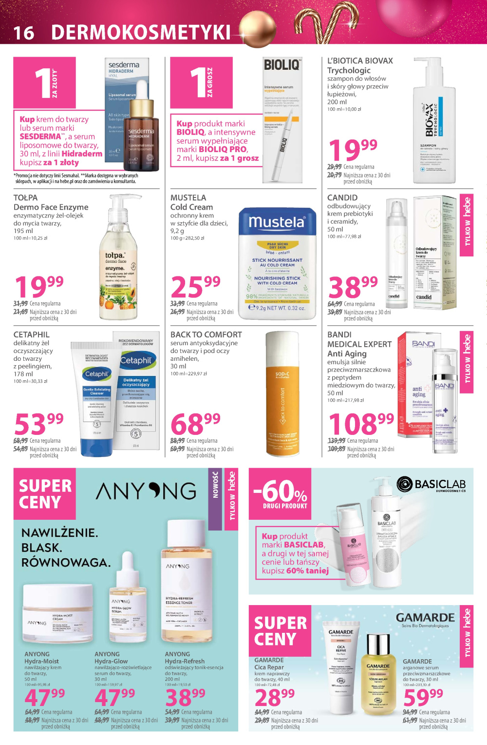 Leták Hebe - drogerie gazetka, Polsko - strana 16