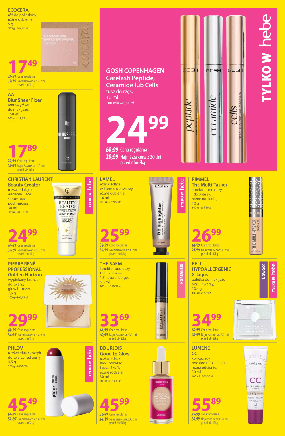 Leták Hebe - drogerie gazetka, Polsko - strana 3