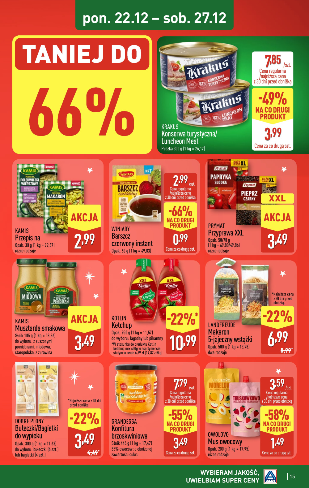 Leták Aldi offerta, Polsko - strana 15