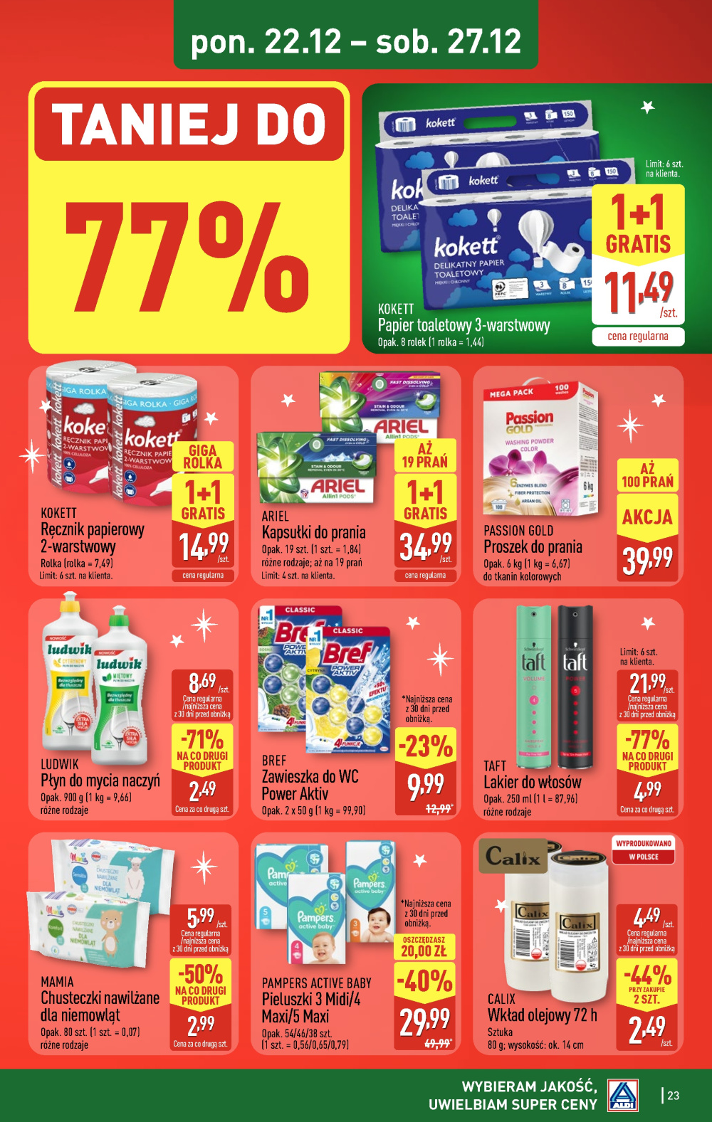 Leták Aldi offerta, Polsko - strana 23