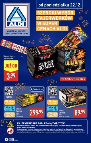 Aldi offerta - Fajerwerki