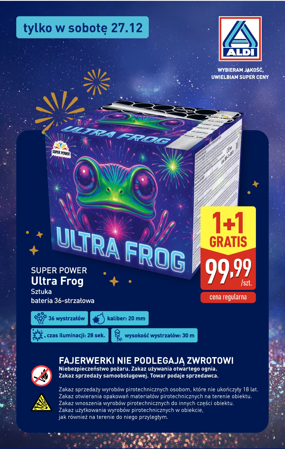 Leták Aldi offerta - Fajerwerki, Polsko - strana 6