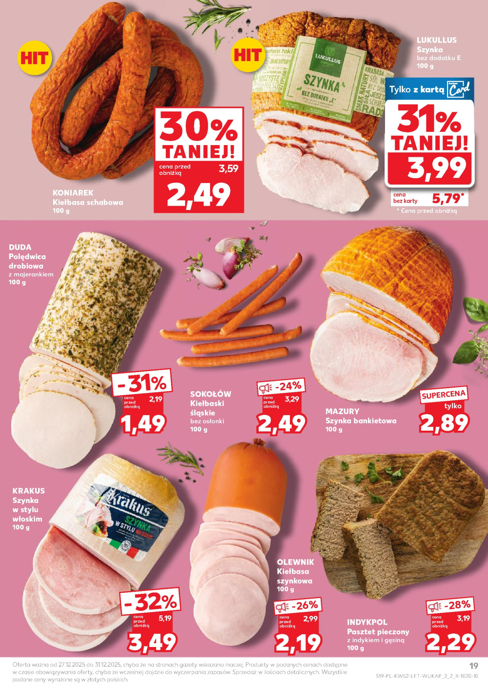 Leták Kaufland gazetka Cieszyn, Polsko - strana 19