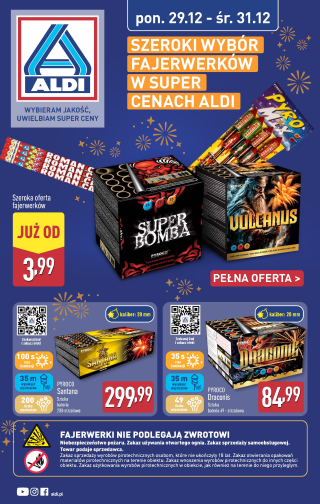 Aldi offerta - Fajerwerki