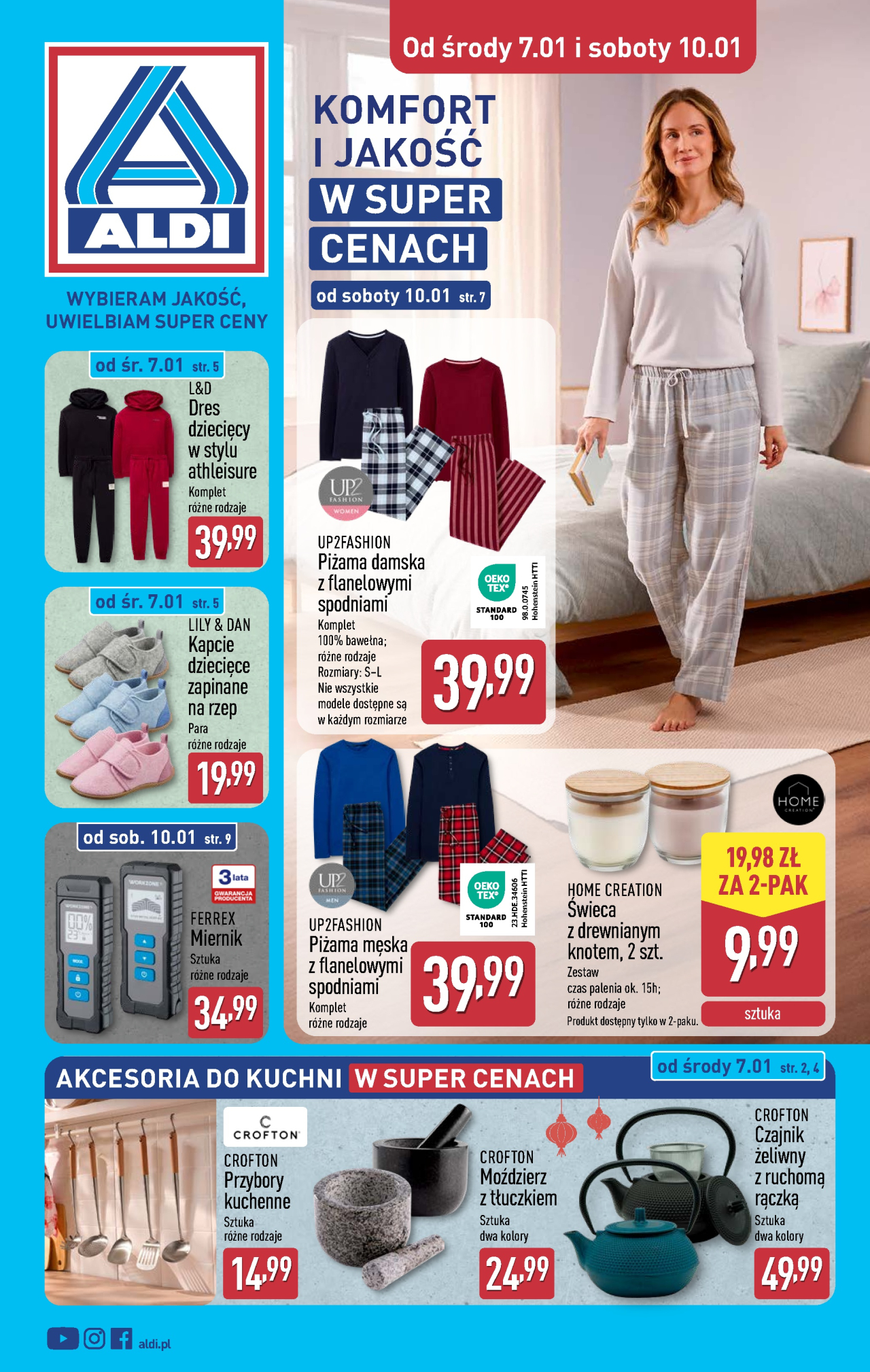 Aldi offerta - Artykuły przemysłowe i tekstylia od 7. 01. 2026
