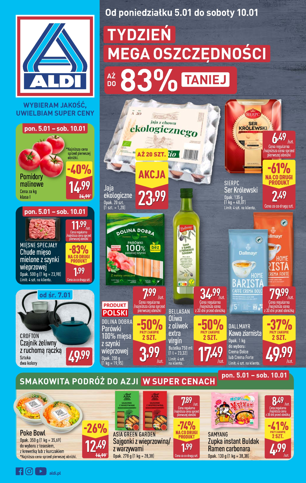 Aldi offerta od 5. 01. 2026