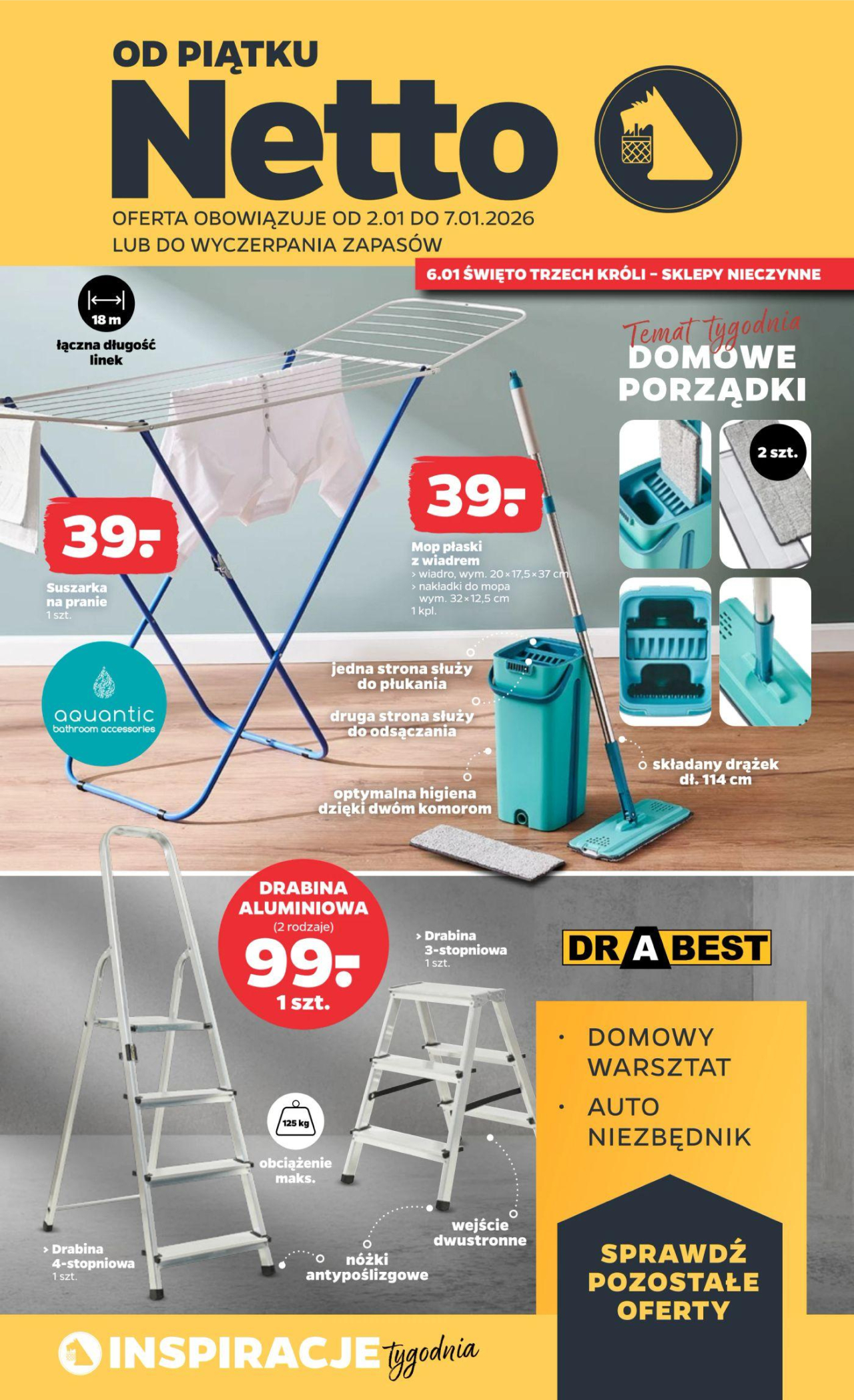 Netto gazetka - Non food od 2. 01. 2026