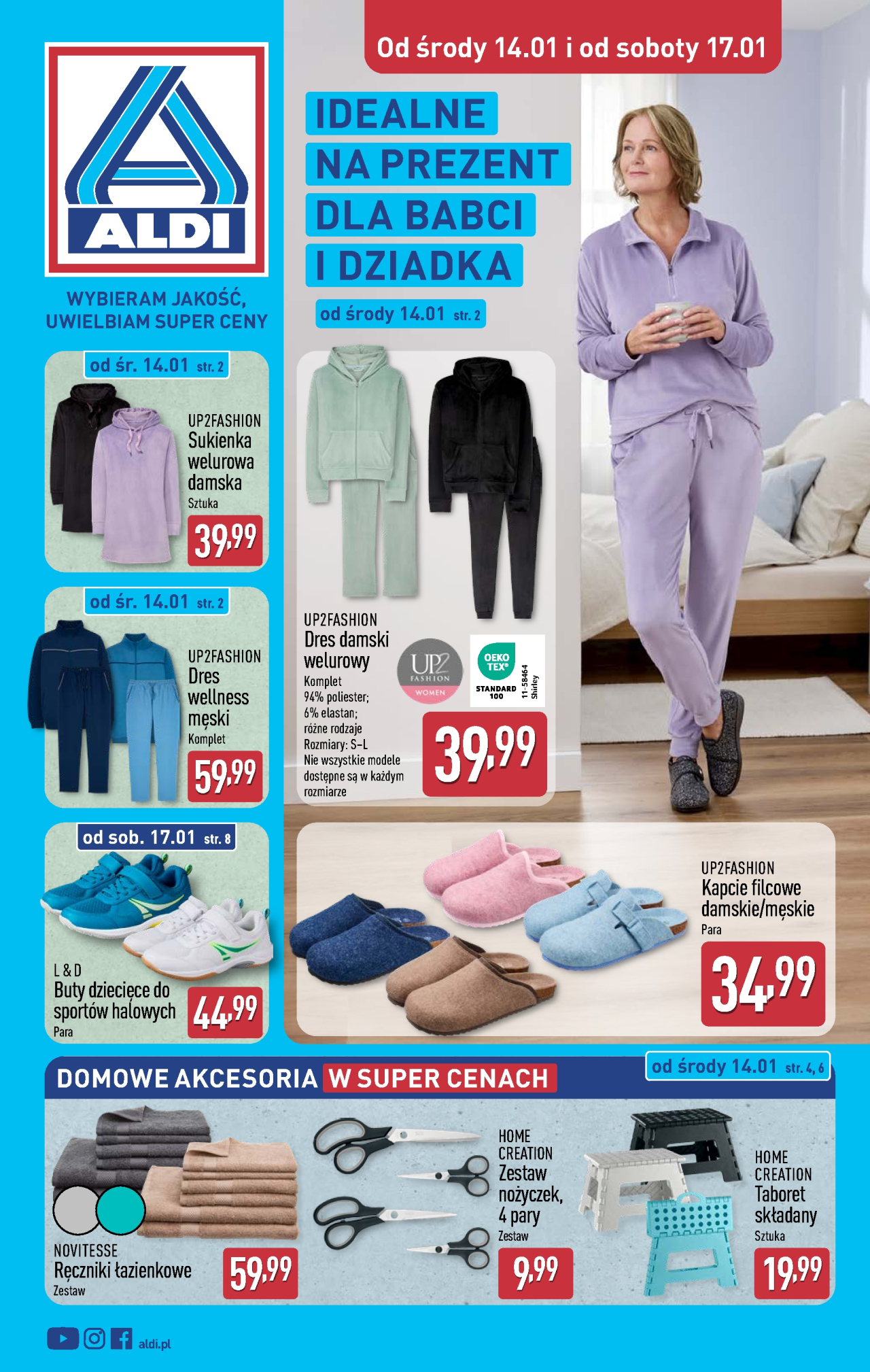 Aldi offerta - Artykuły przemysłowe i tekstylia od 14. 01. 2026