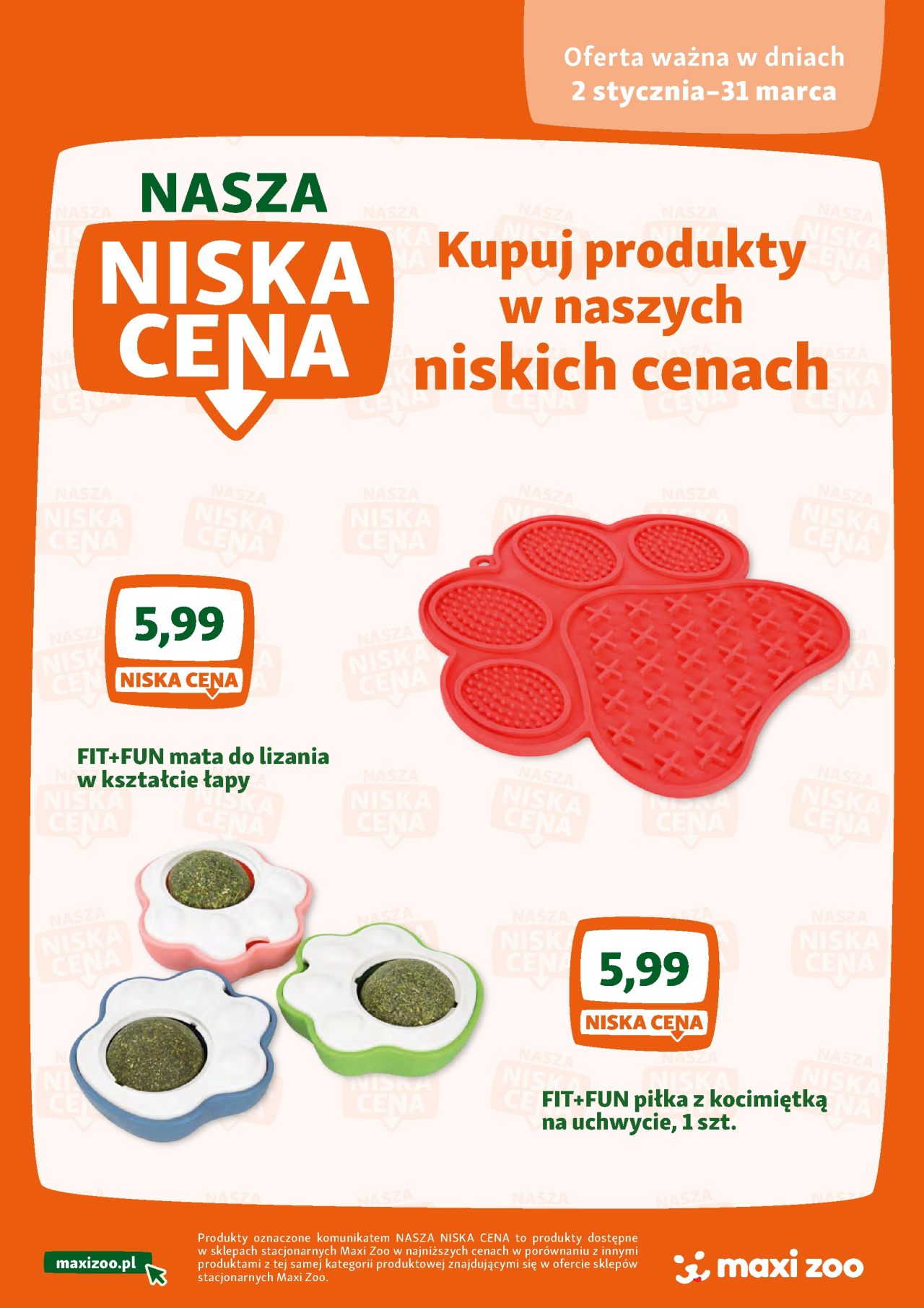 Maxi Zoo gazetka od 2. 01. 2026