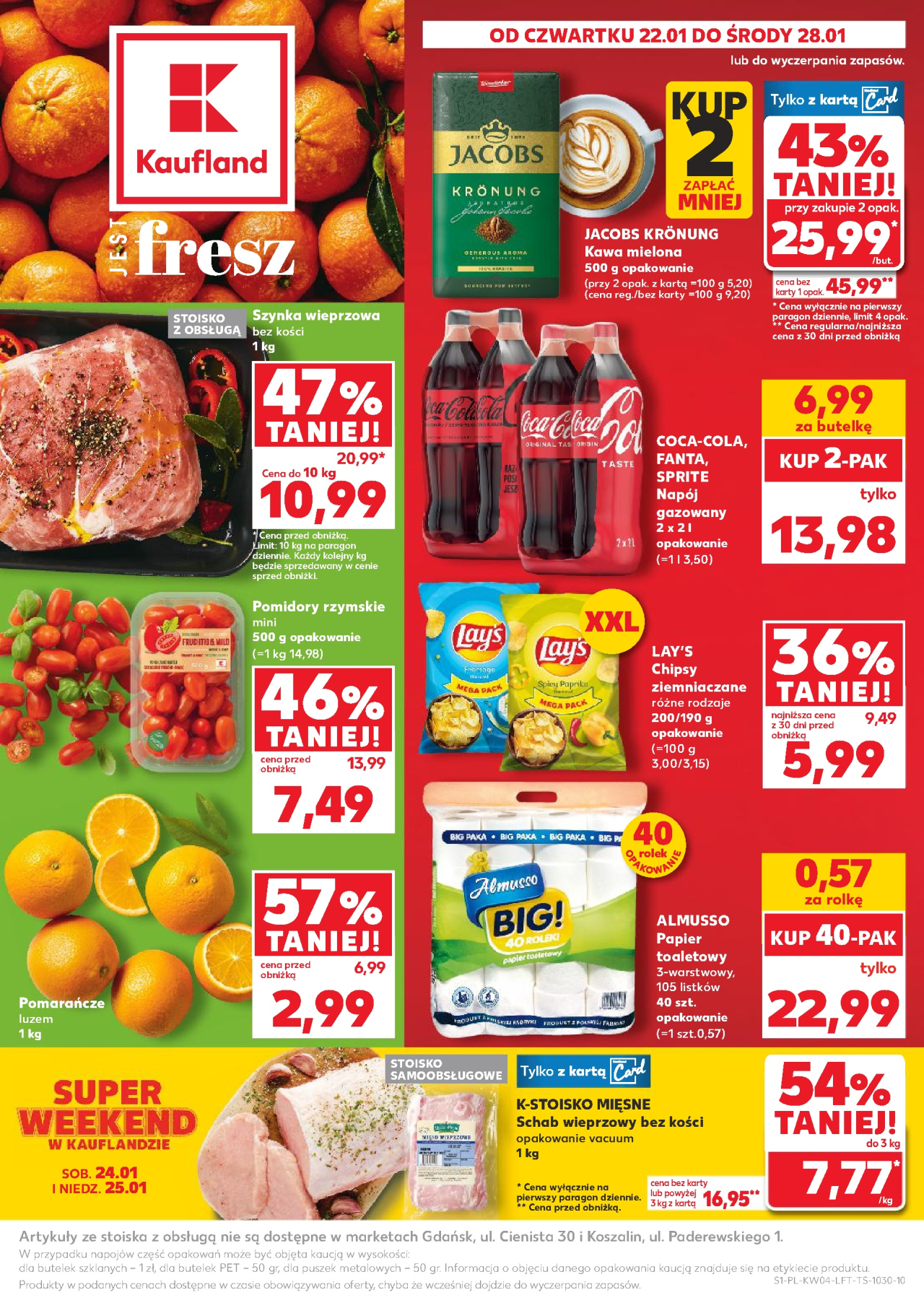 Kaufland gazetka Skierniewice od 22. 01. 2026