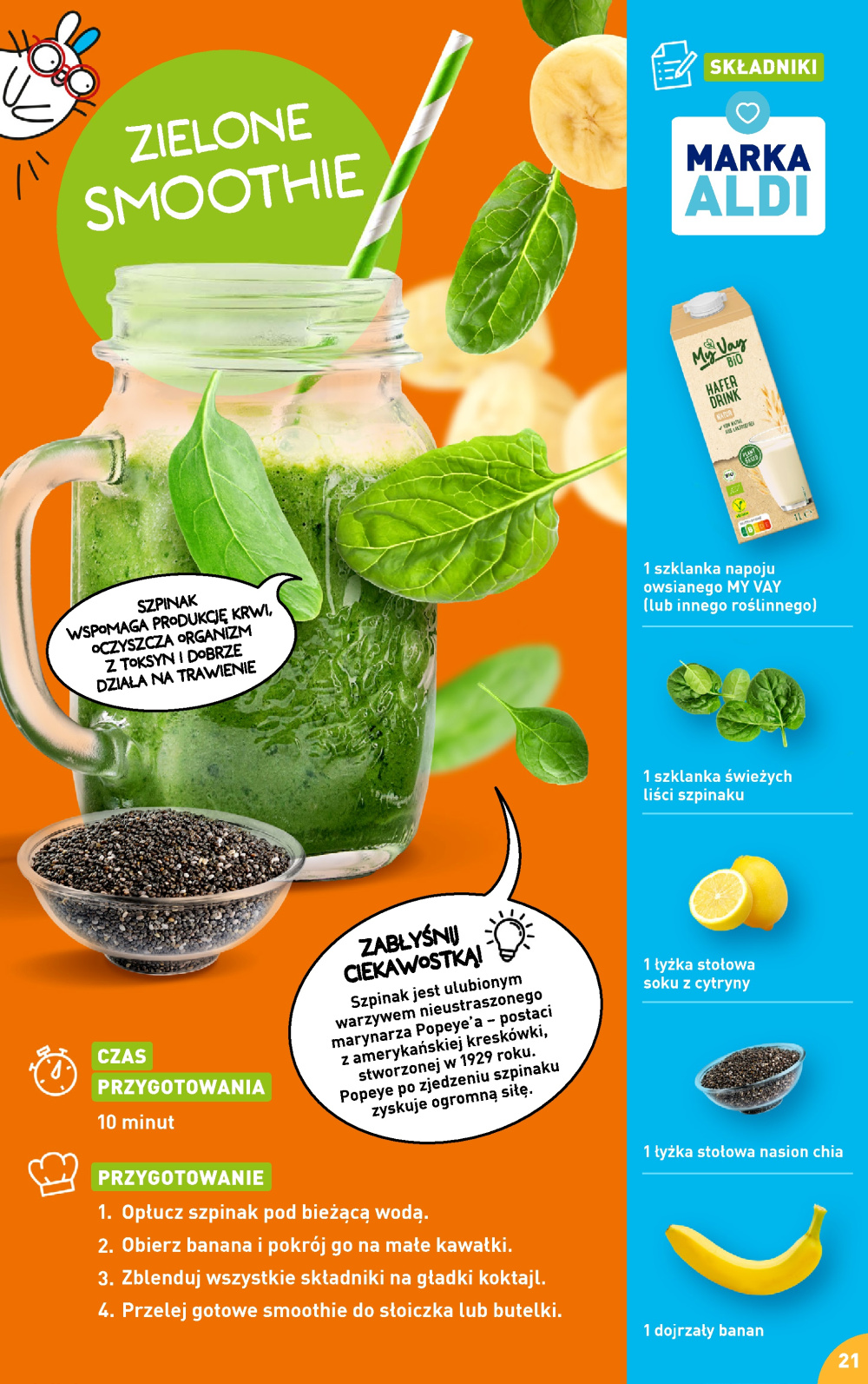 Leták Aldi offerta - Przepisy na pyszne śniadanie, Polsko - strana 21