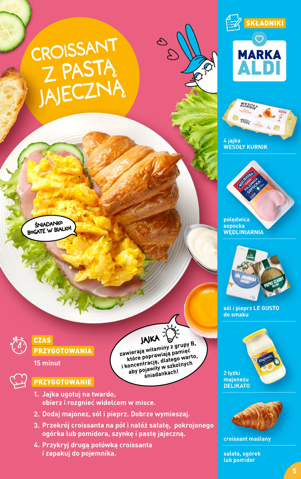 Leták Aldi offerta - Przepisy na pyszne śniadanie, Polsko - strana 5