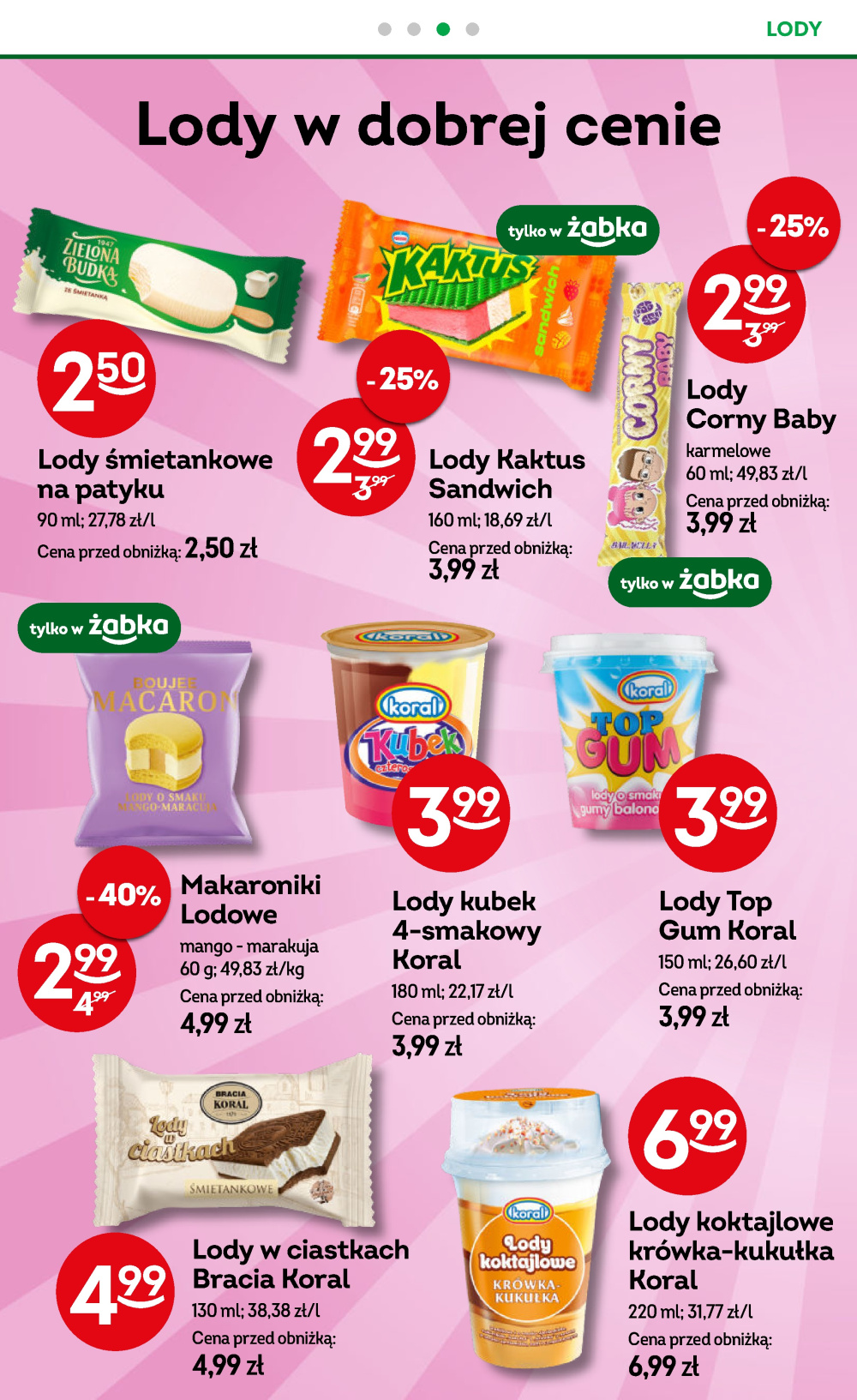 Leták Żabka gazetka, Polsko - strana 62