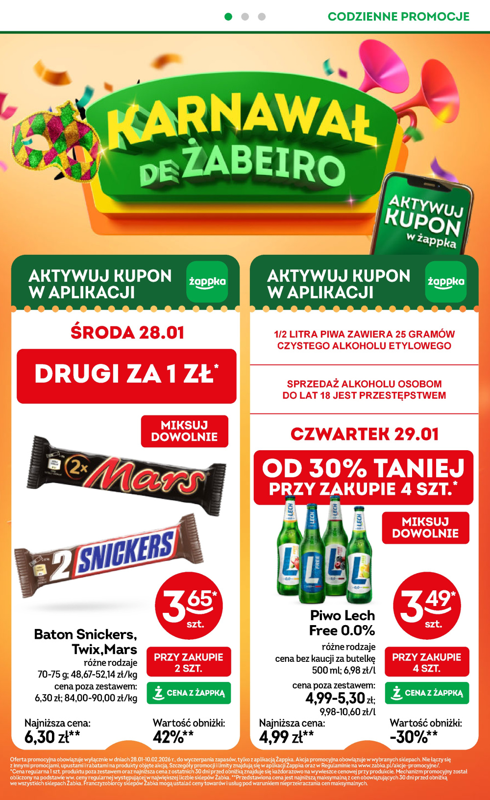 Leták Żabka gazetka, Polsko - strana 6