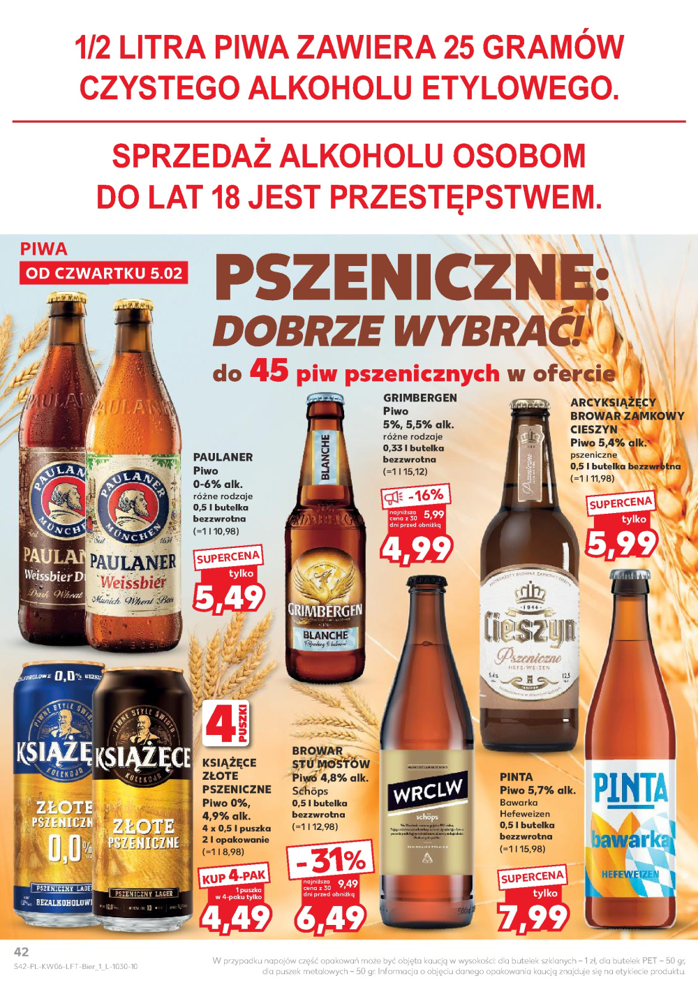 Leták Kaufland gazetka Cieszyn, Polsko - strana 42