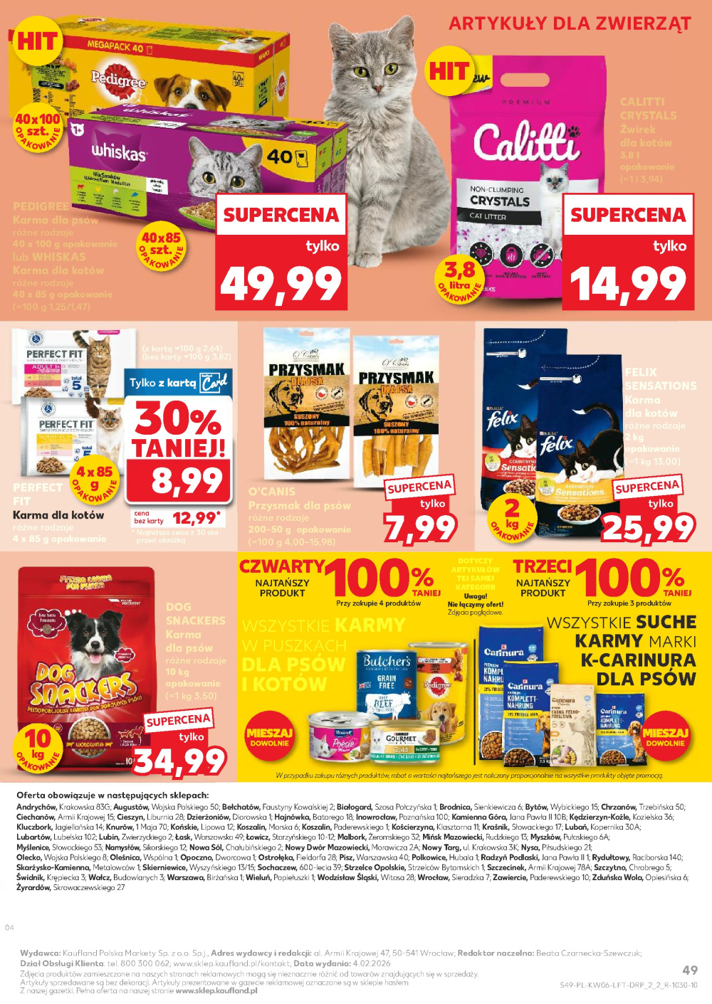 Leták Kaufland gazetka Cieszyn, Polsko - strana 49