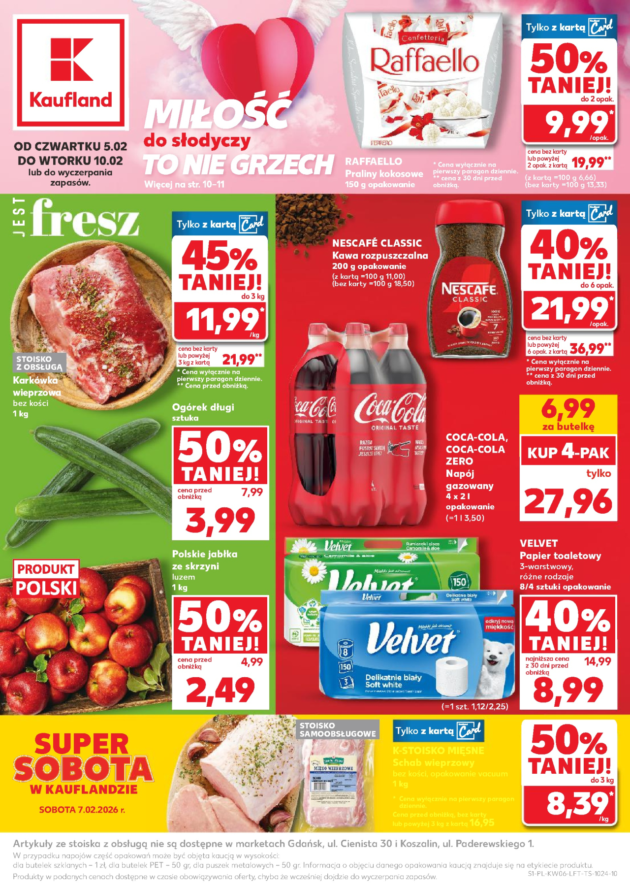 Kaufland gazetka Czechowice-Dziedzice od 5. 02. 2026
