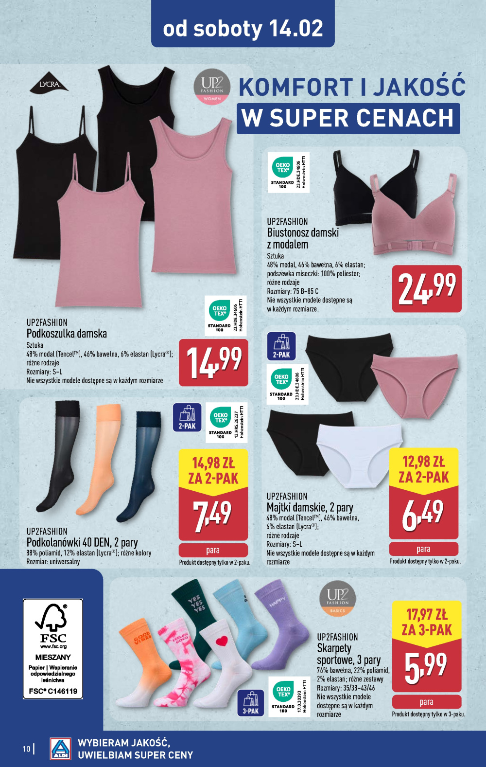 Leták Aldi offerta - Artykuły przemysłowe i tekstylia, Polsko - strana 10