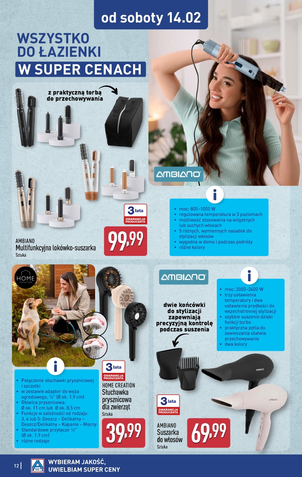 Leták Aldi offerta - Artykuły przemysłowe i tekstylia, Polsko - strana 12