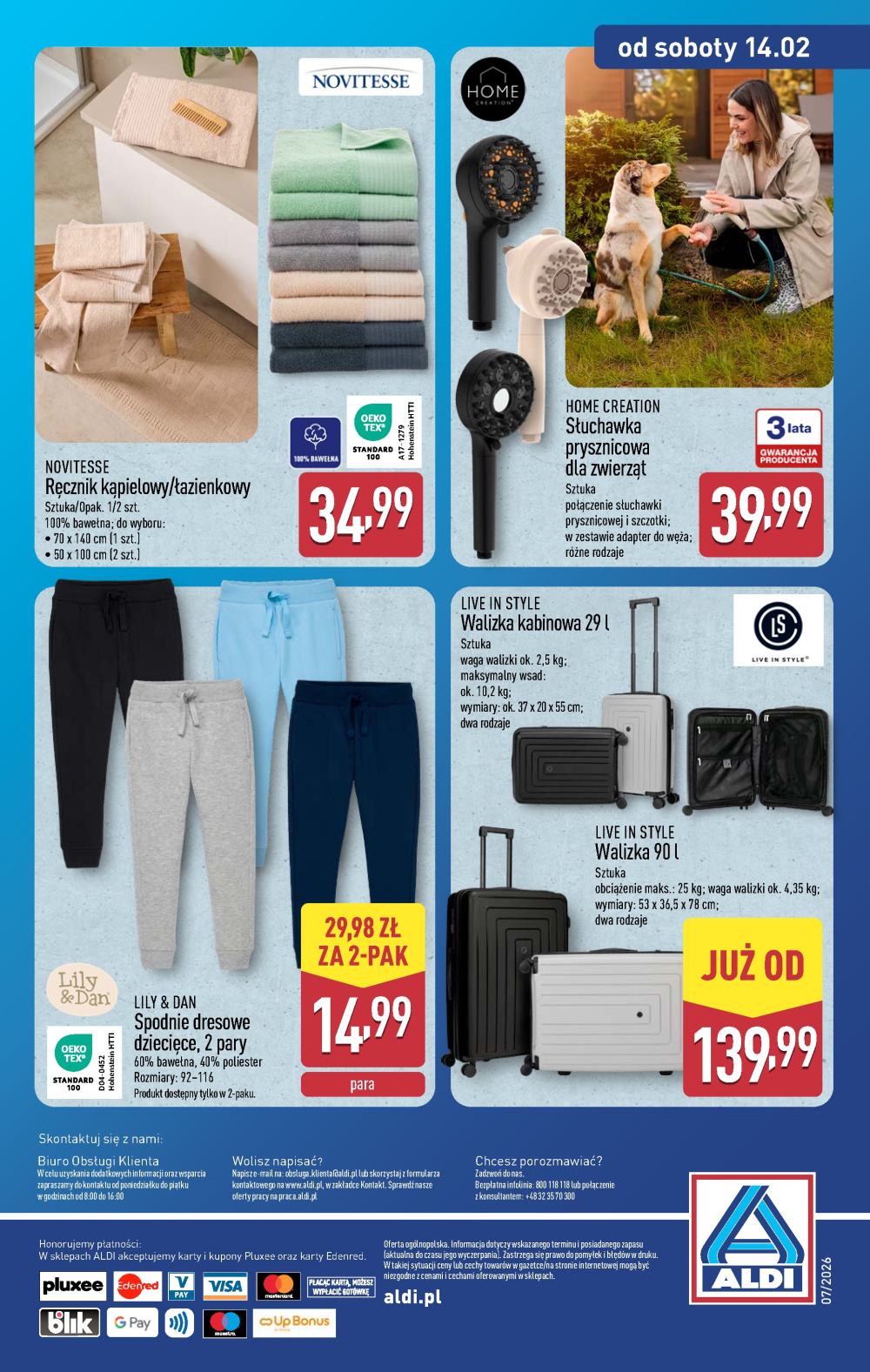 Leták Aldi offerta - Artykuły przemysłowe i tekstylia, Polsko - strana 13
